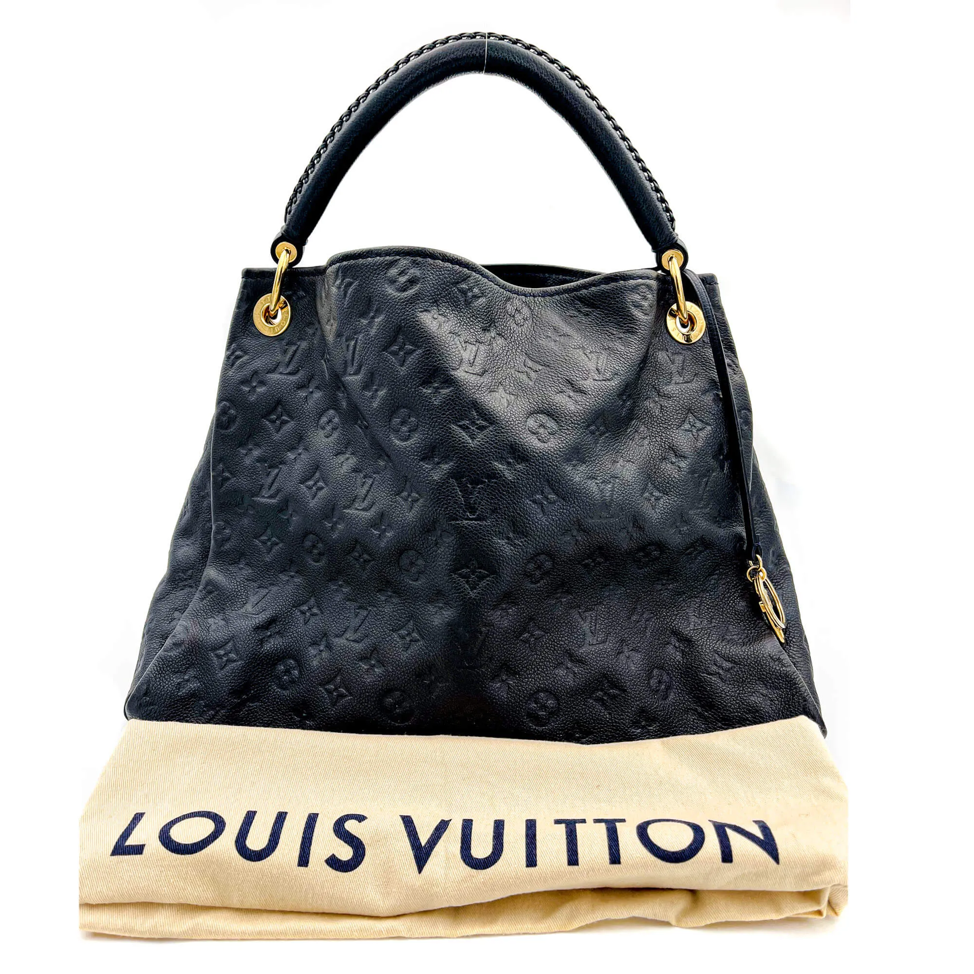 Artsy MM Navy Blue Leather