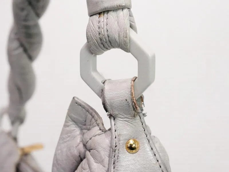 Pre-owned Authentic Louis Vuitton Monogram Orump Gray Nimps PM Hobo Shoulder Bag M95476 210475