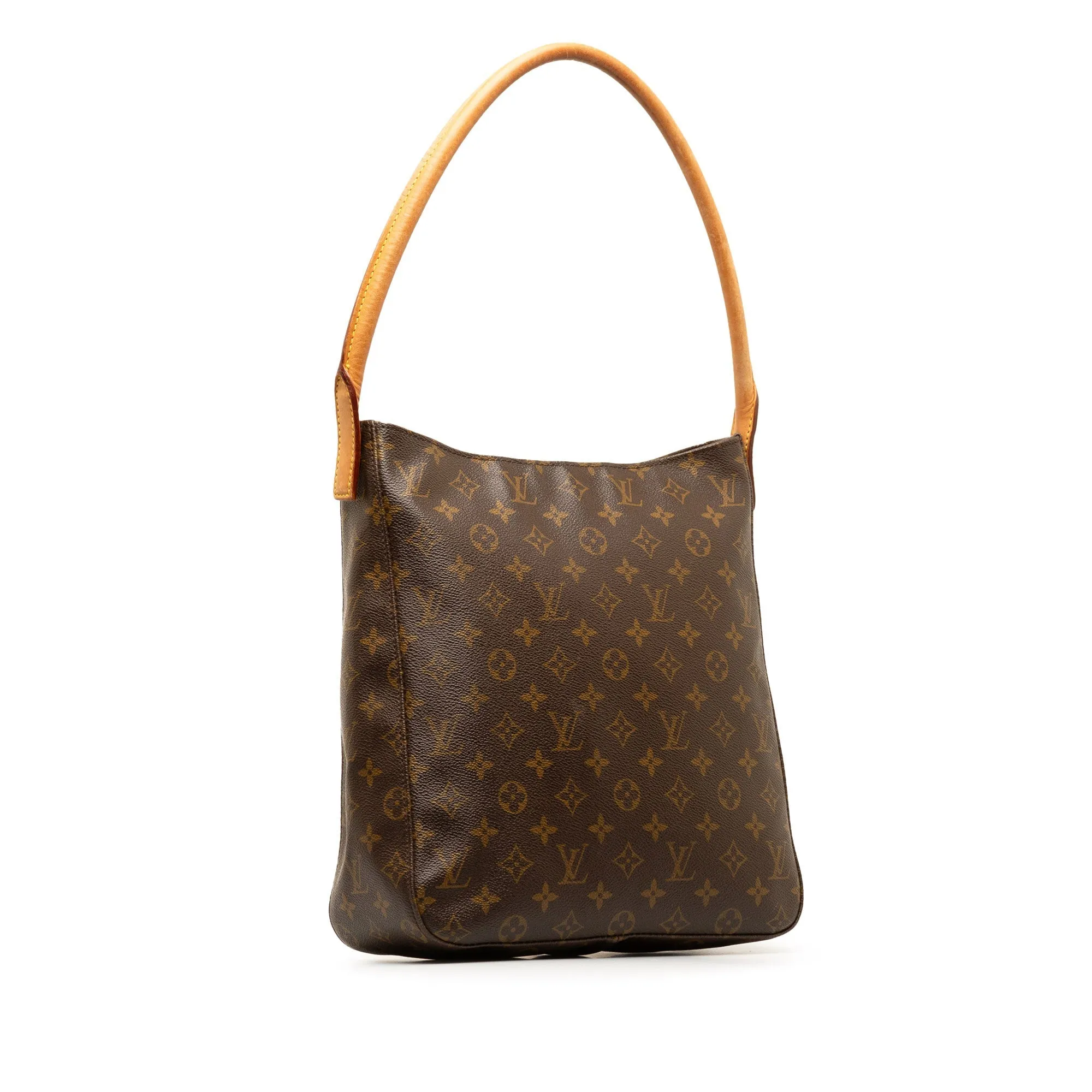Brown Louis Vuitton Monogram Looping GM Shoulder Bag