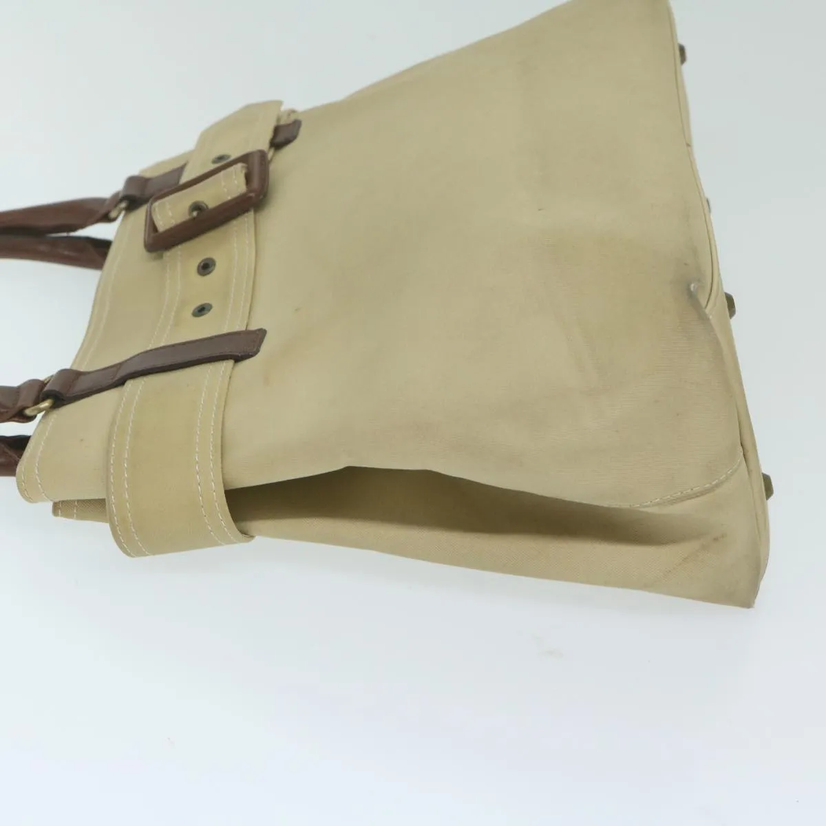 BURBERRY Hand Bag Canvas Beige  yk10080