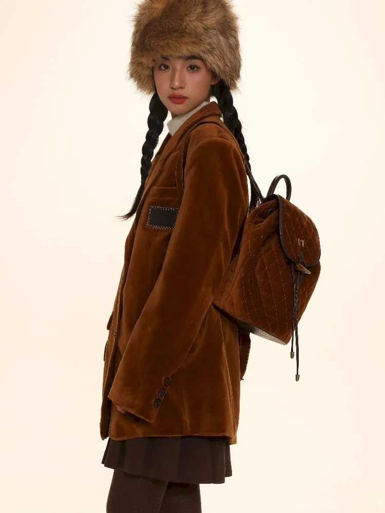 Cowl Buckle Shoulder Bag【s0000005985】