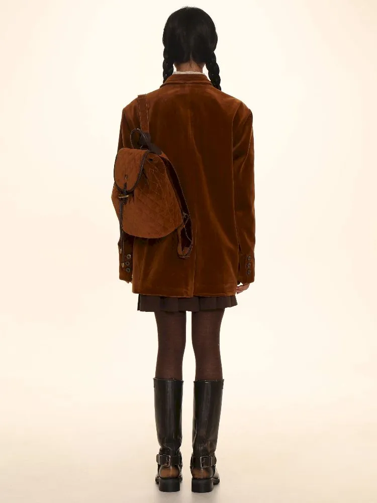 Cowl Buckle Shoulder Bag【s0000005985】