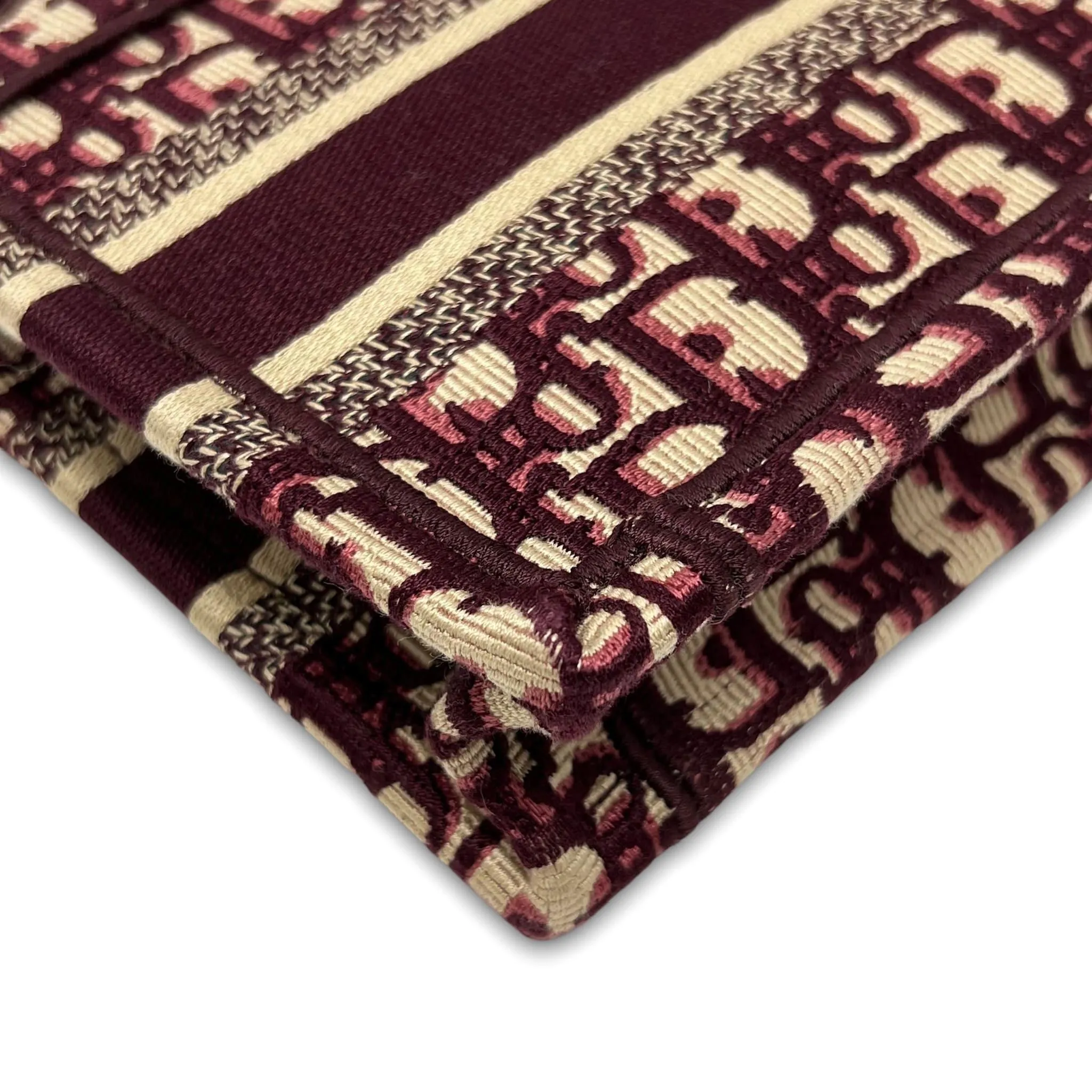 Dior Burgundy Mini Book Tote