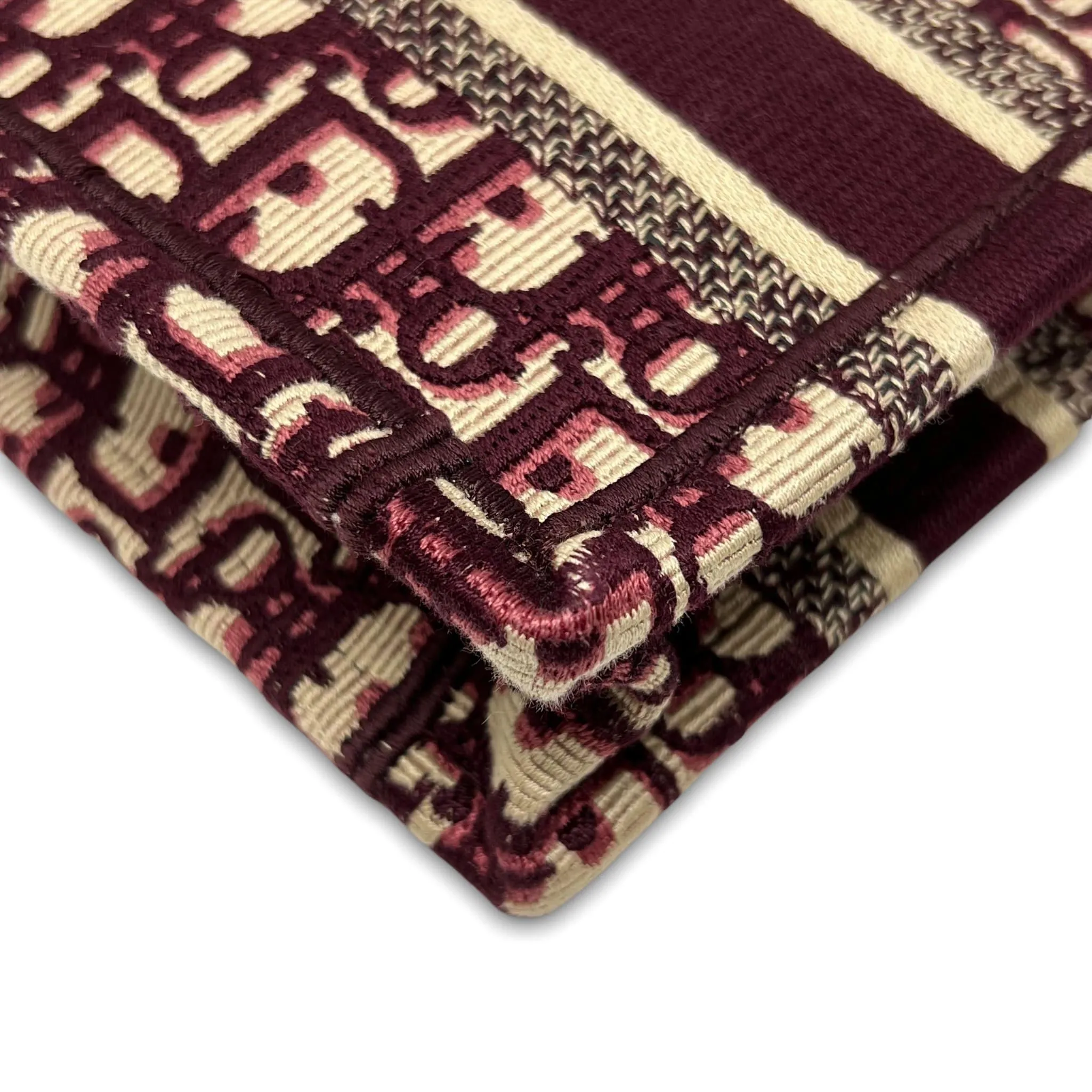 Dior Burgundy Mini Book Tote