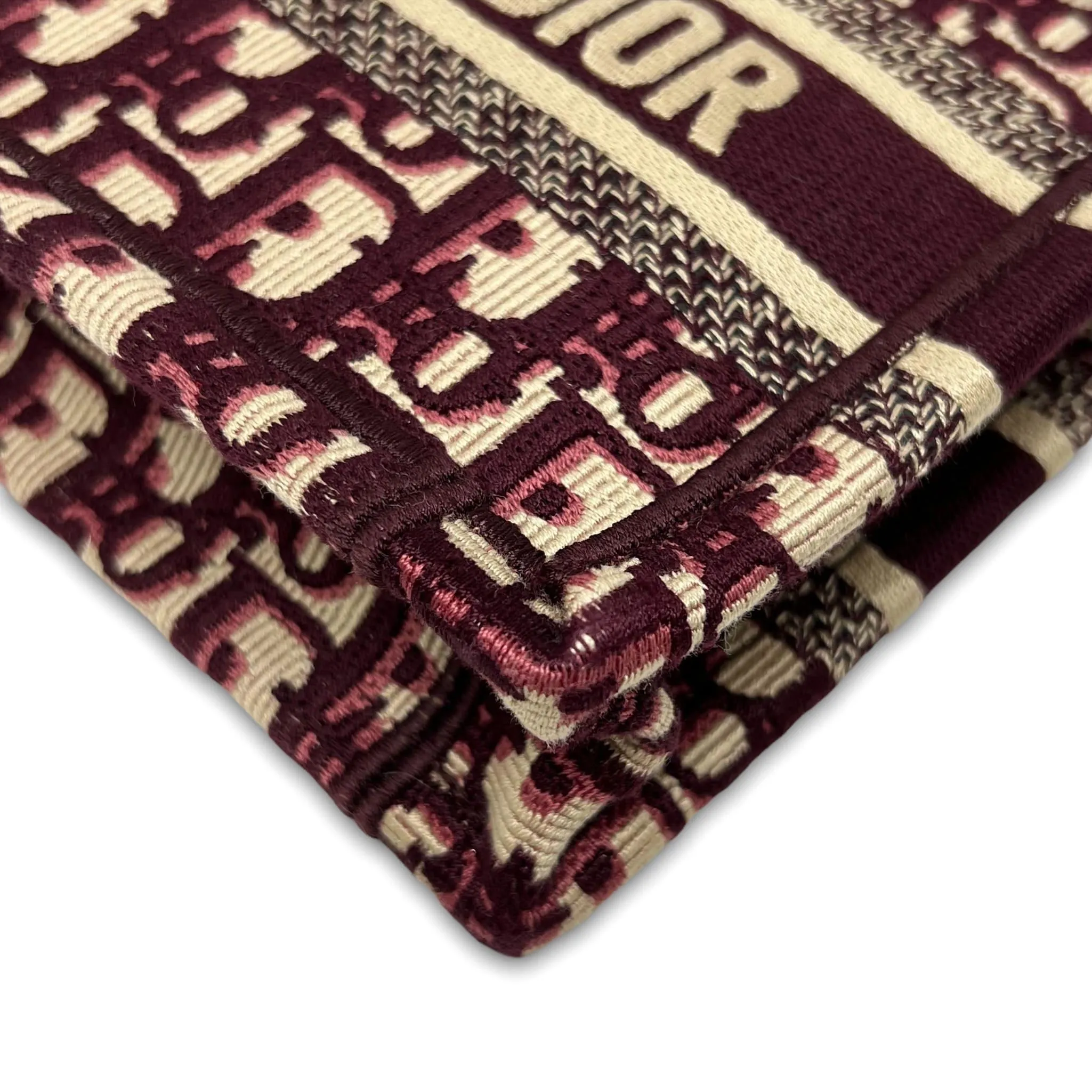 Dior Burgundy Mini Book Tote