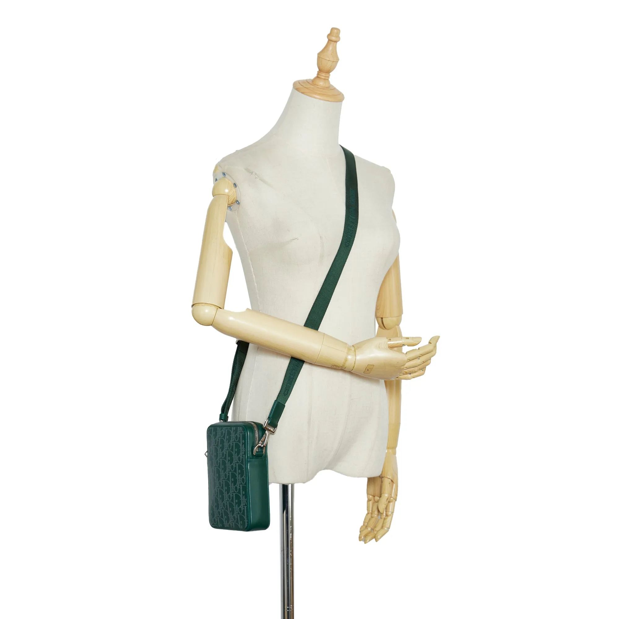 Dior World Tour Green Oblique Canvas
