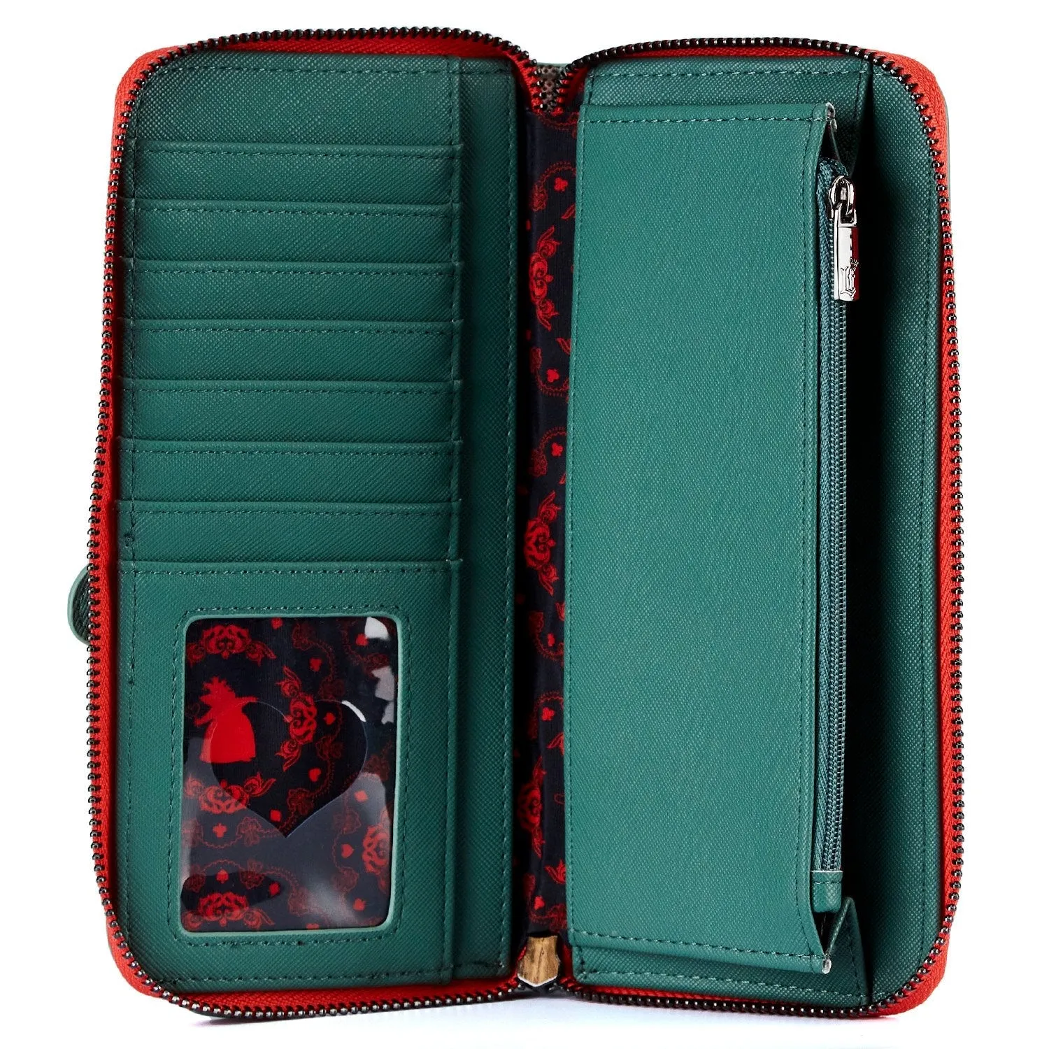 Disney Villains Scene Series Queen of Hearts Zip Around Wallet