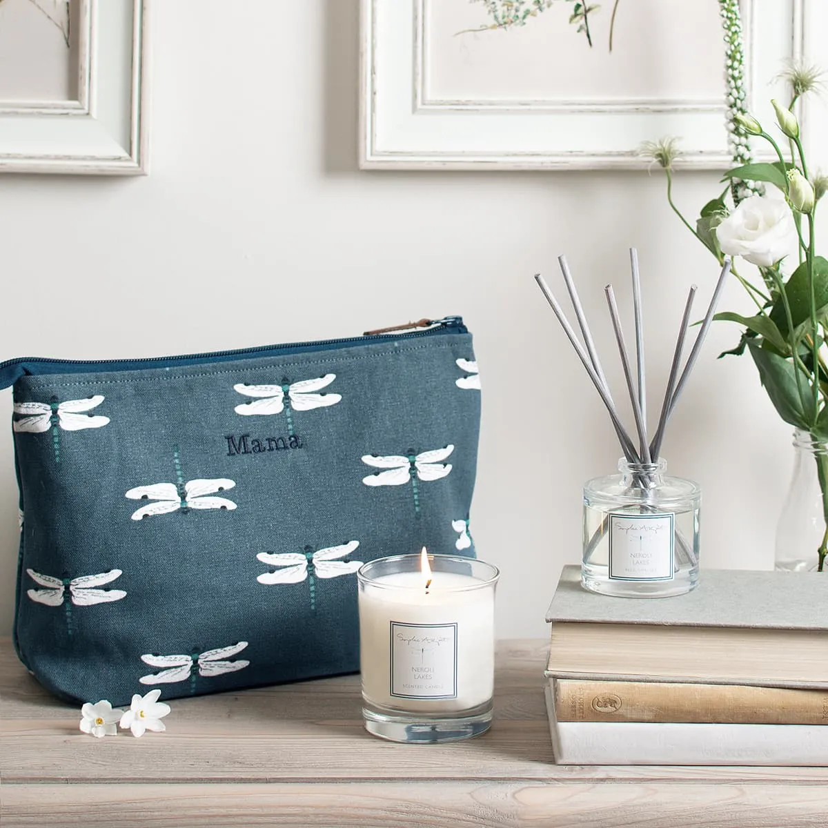 Dragonfly Canvas Wash Bag