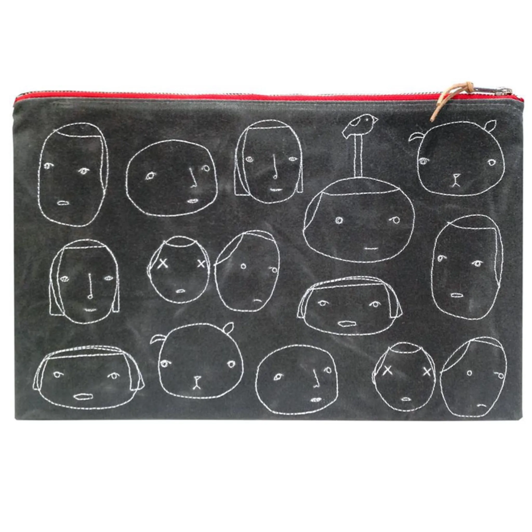 Everyday People Waxed Canvas Clutch