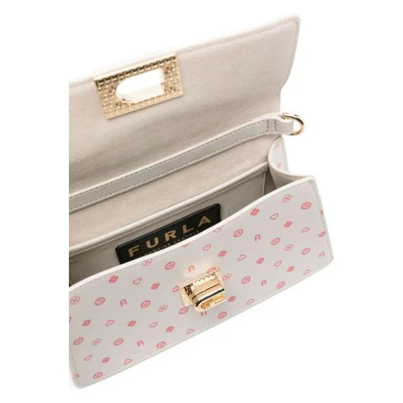 Furla Zoe Mini Leather Shoulder Bag - Marshmellow