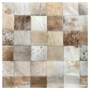 Genuine Cowhide Pillow 16"x16"