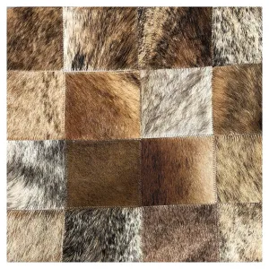Genuine Cowhide Pillow 16"x16"