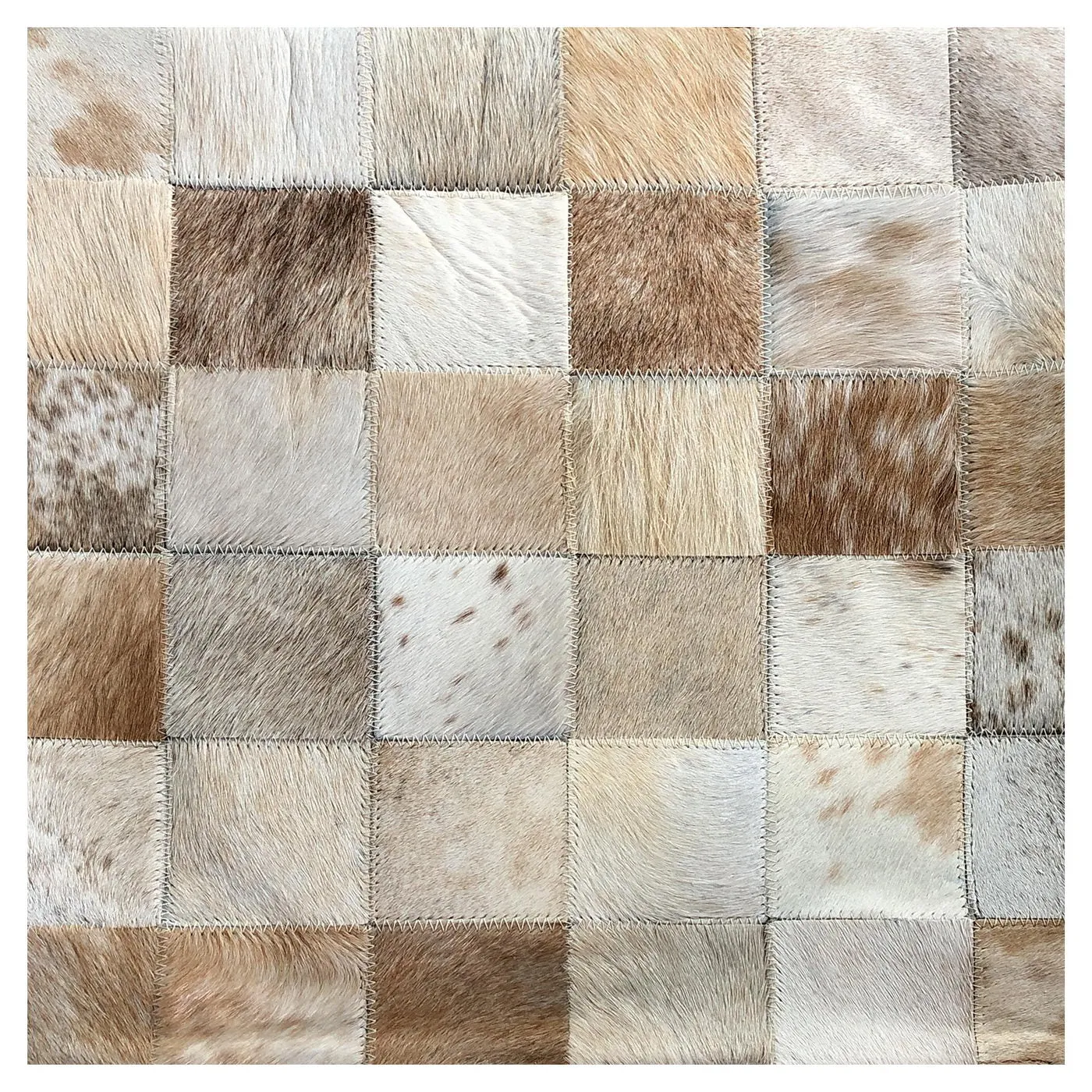 Genuine Cowhide Pillow 16"x16"