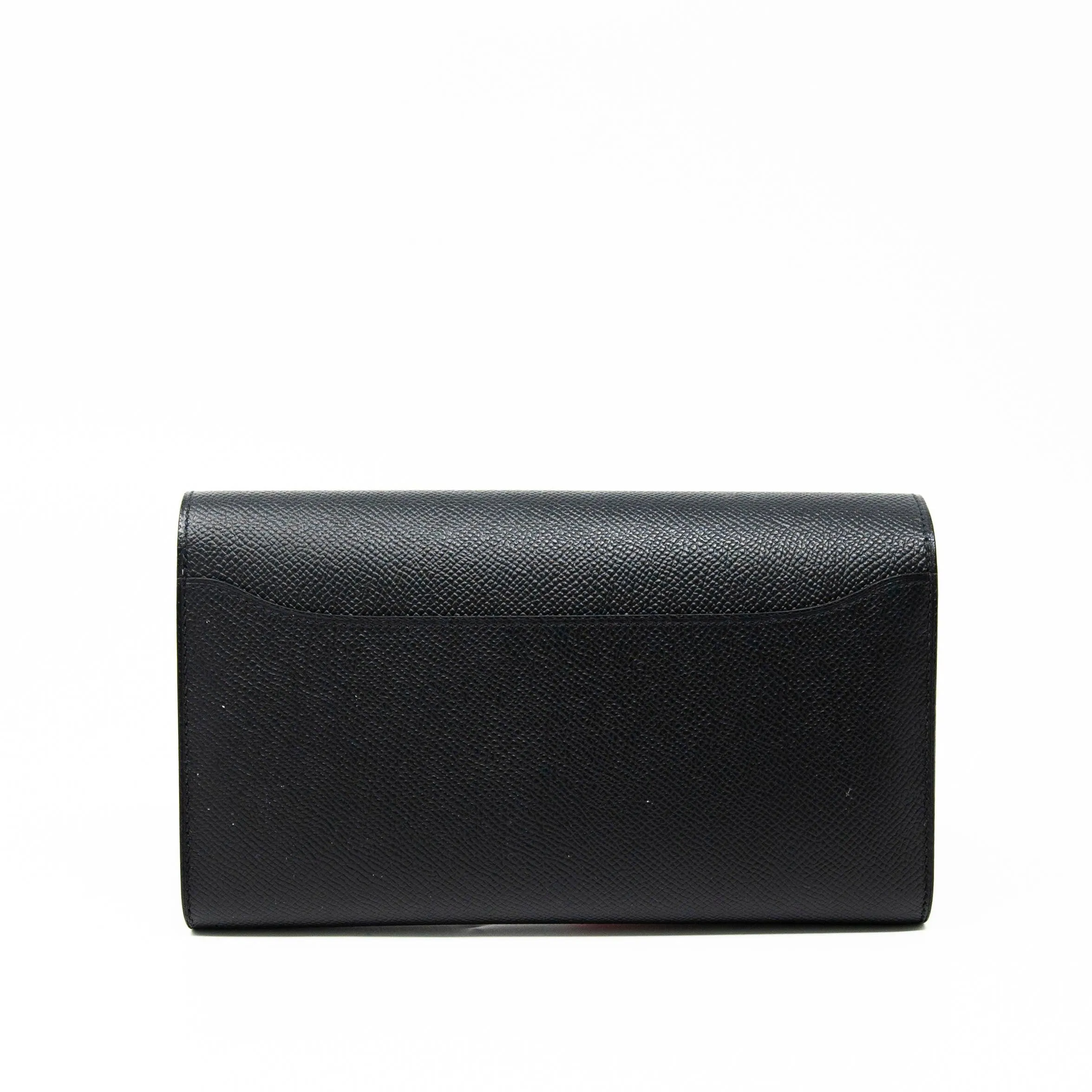 Hermes Noir Epsom Long Constance Wallet