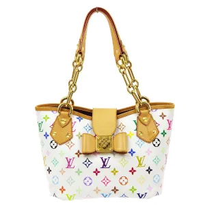 LOUIS VUITTON ANNIE MM CHAIN HAND BAG MONOGRAM MULTI-COLOR M40307 91422