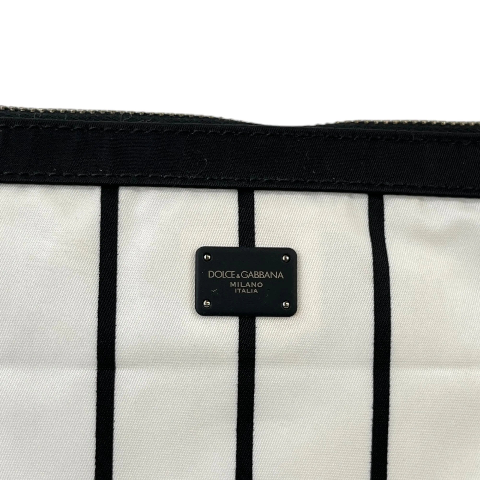Men's King Of Love Logo Clutch White