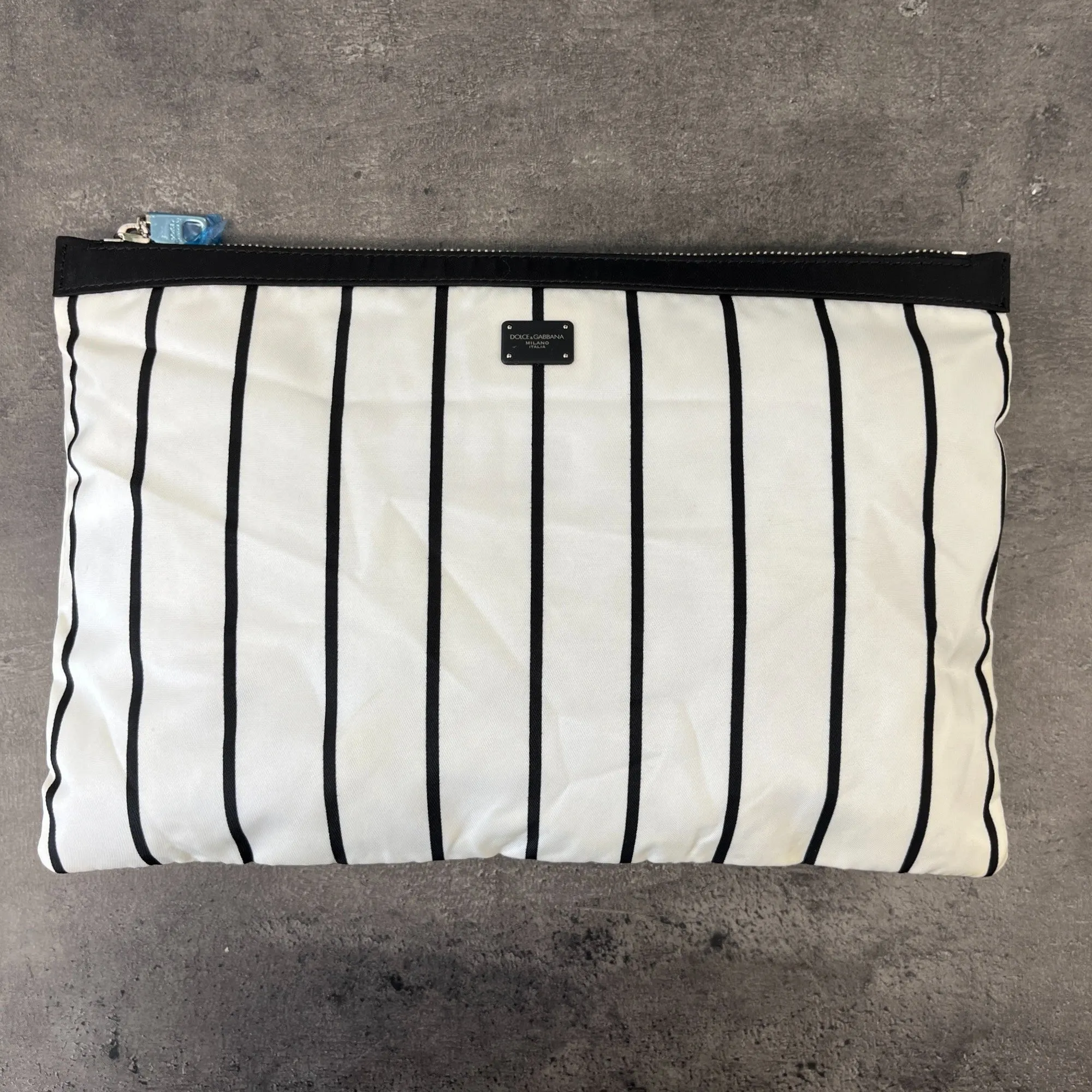 Men's King Of Love Logo Clutch White