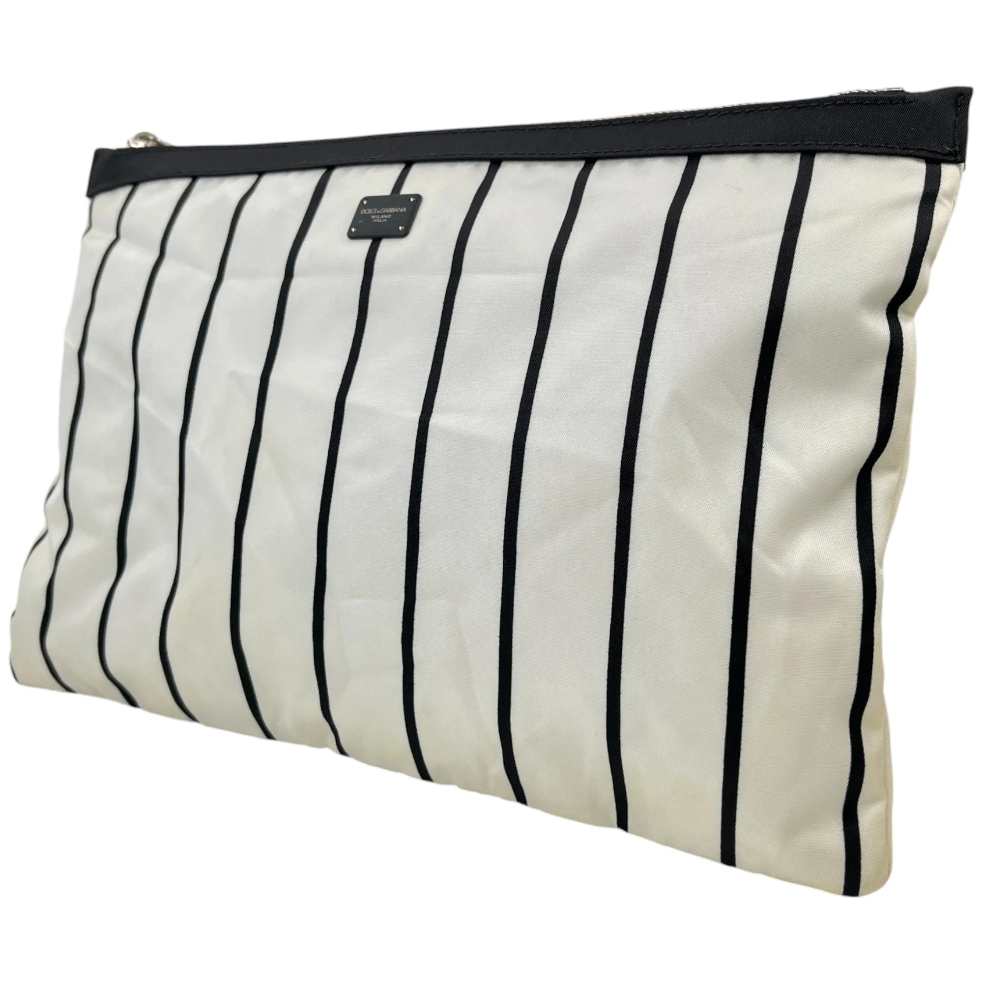 Men's King Of Love Logo Clutch White