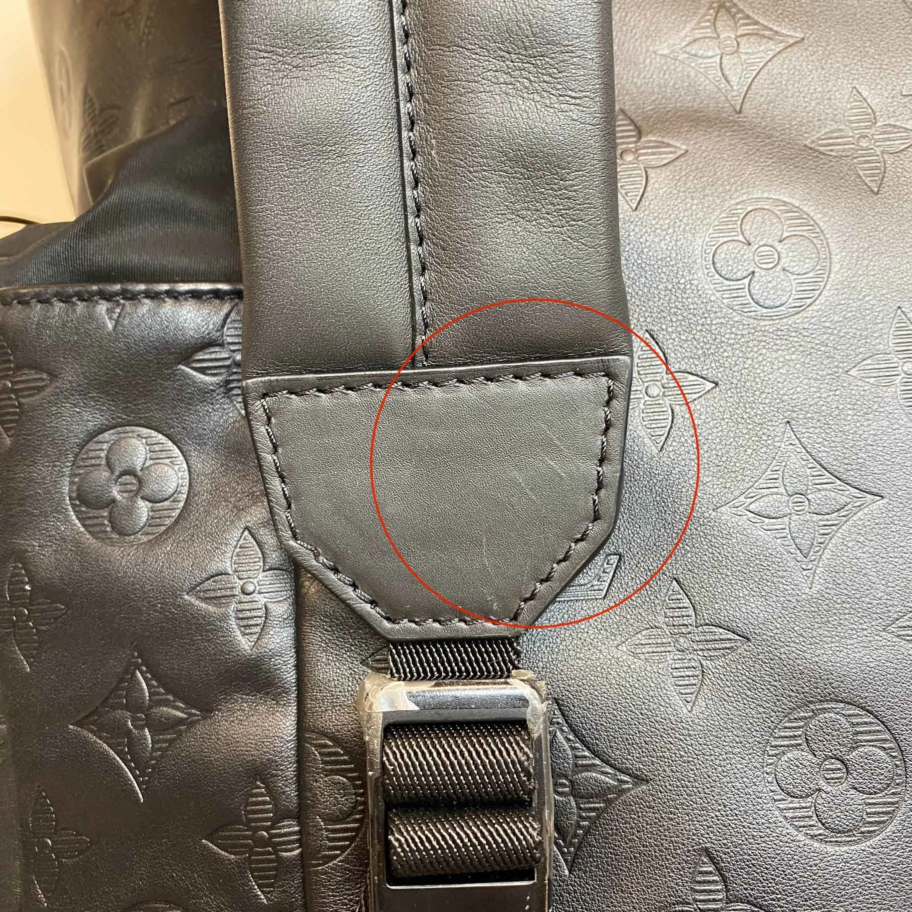 Men's Monogram Shadow Discovery Backpack Black