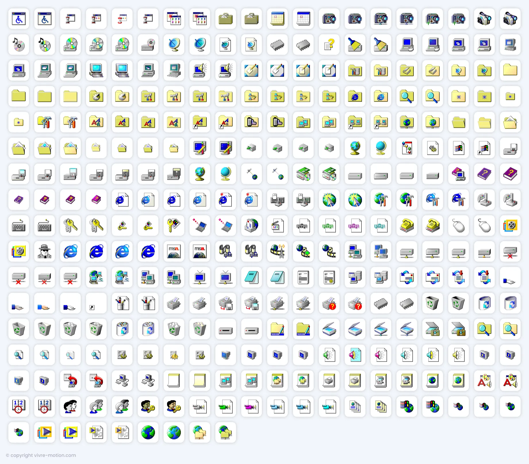MICROSOFT WINDOWS® 98 SE - Shortcut RGB PNG Stream Deck Icons