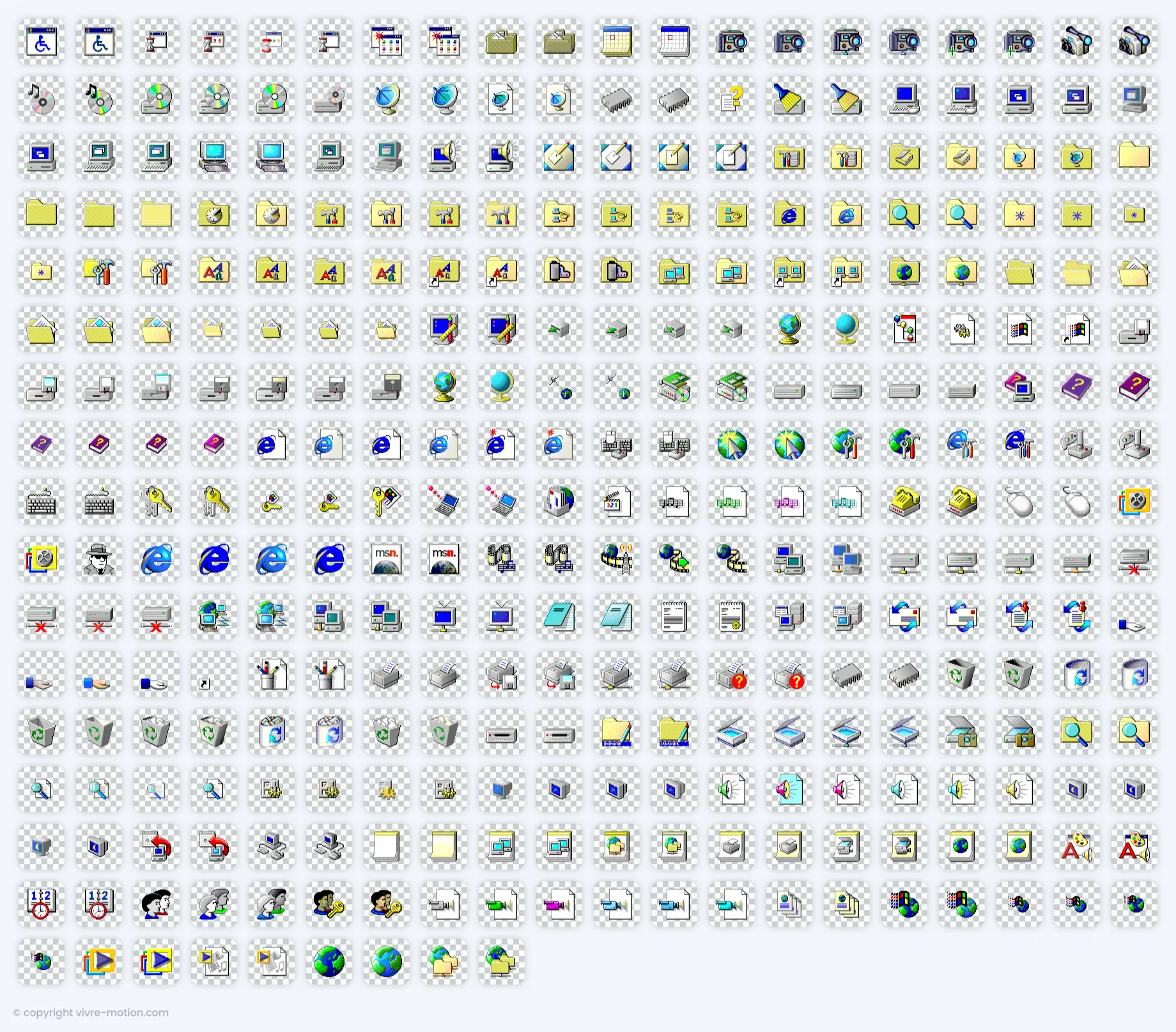 MICROSOFT WINDOWS® 98 SE - Shortcut RGB PNG Stream Deck Icons