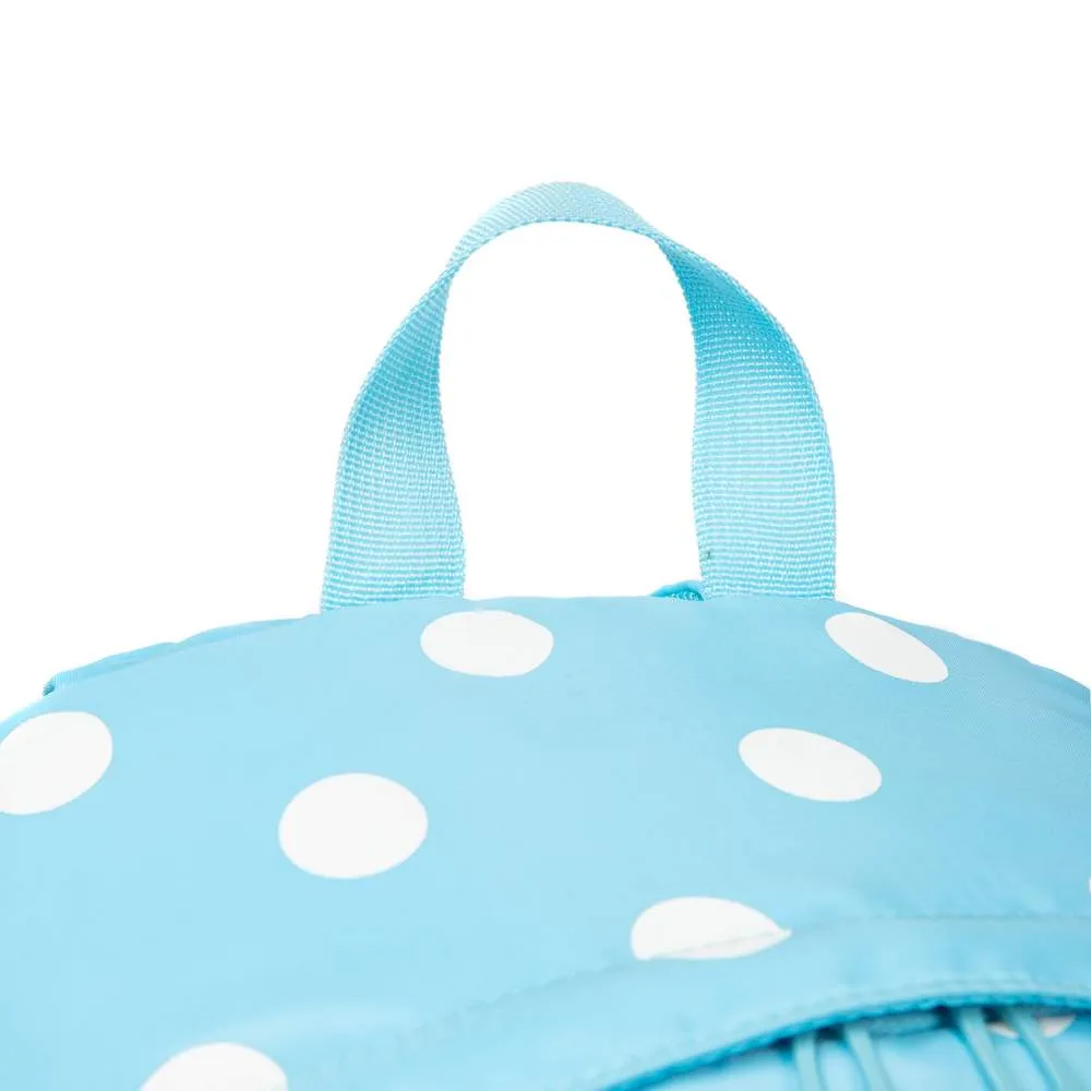 (NET)  Backpack Travel School Shoulder Bag Dot Printing Teenage Girl's Bags