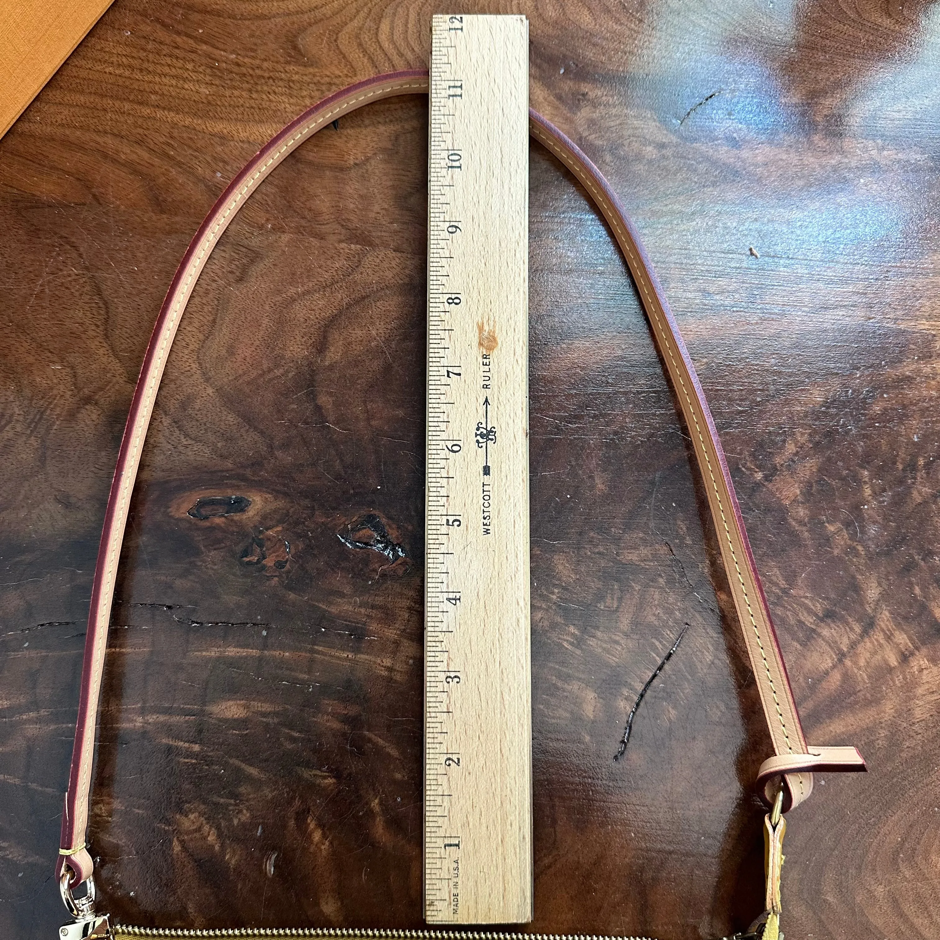 The Junco Wristlet - Vintage LV Epi in Yellow