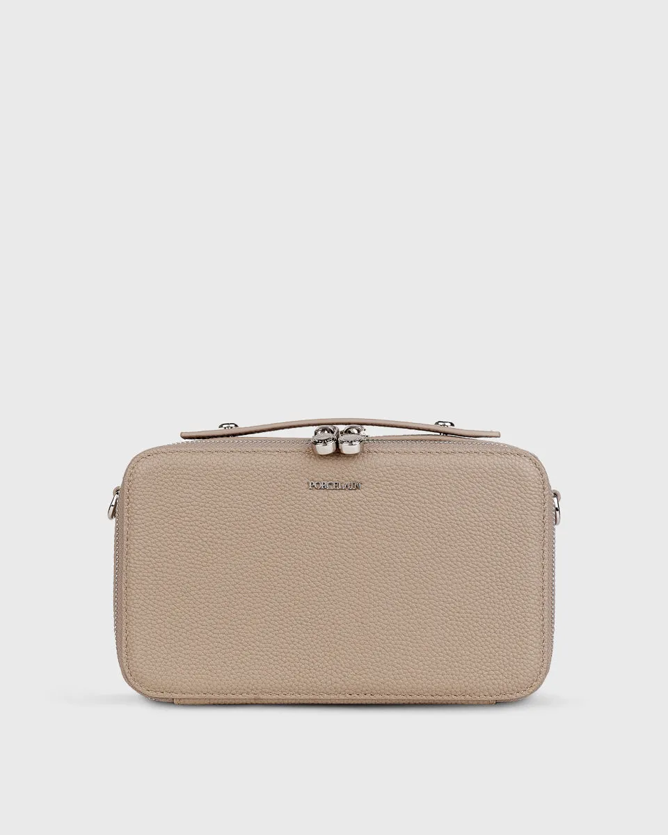 TOS x Porcelain Train Case (Taupe)