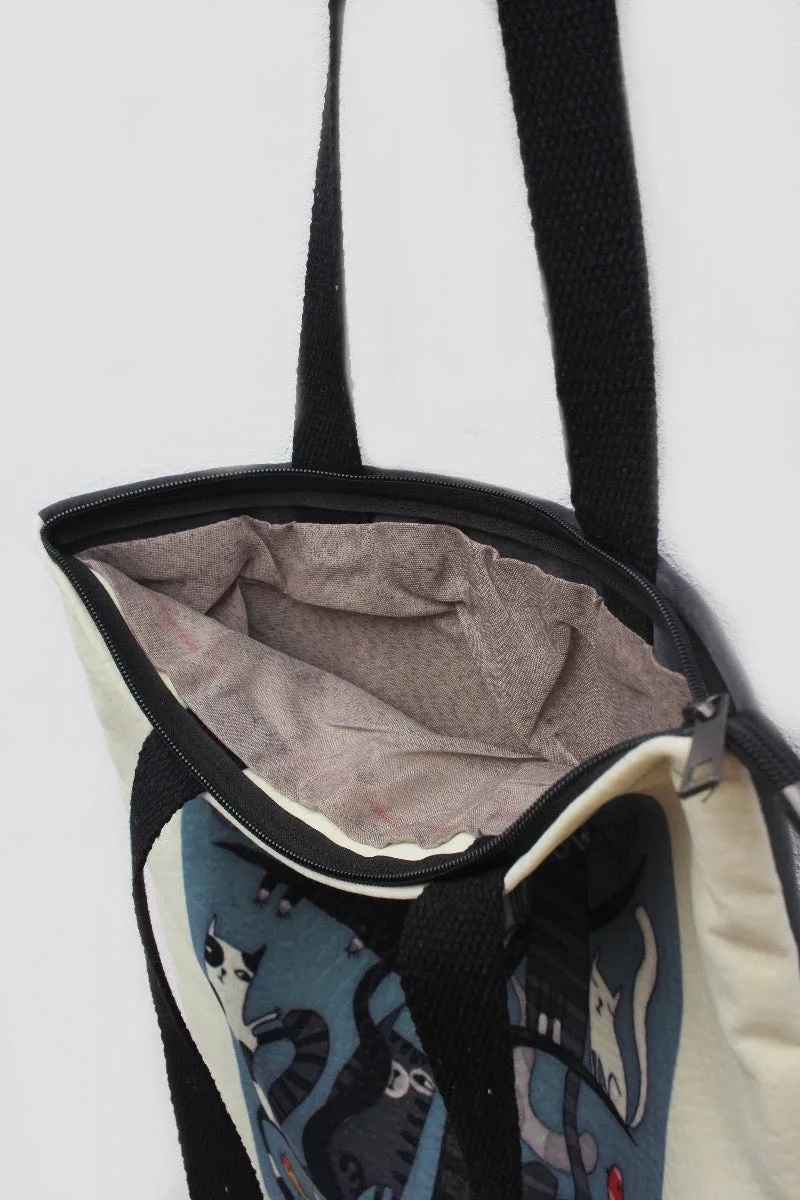 Tote Bag - Cats on the Tree